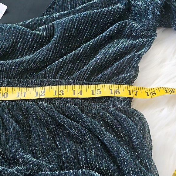 Maurices Green Sparkly Tiered Dress NWT - Picture 14 of 15